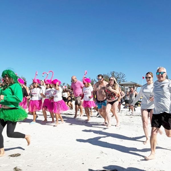 Taking the plunge at the Shamrock Shiver