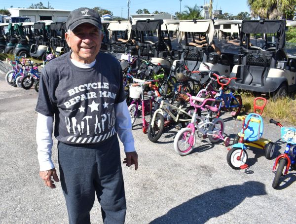 Anna Maria resident restores, donates Christmas bikes