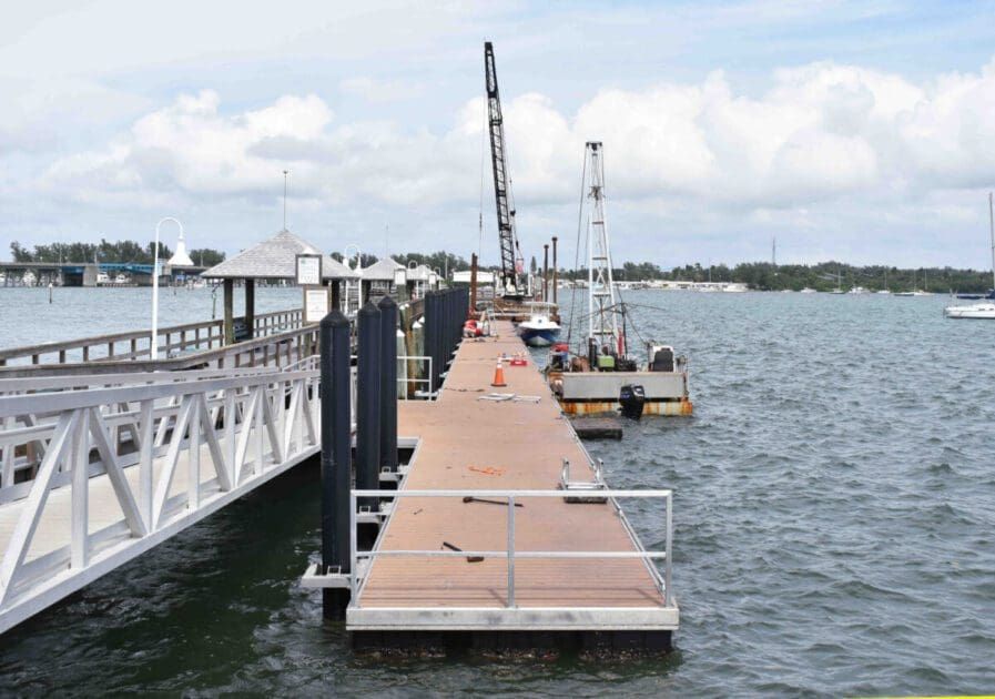 Police department boat lift back on track