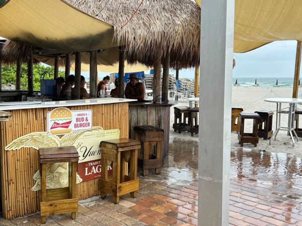 Sunday rain keeps AMI beach crowds light, but fun was still had