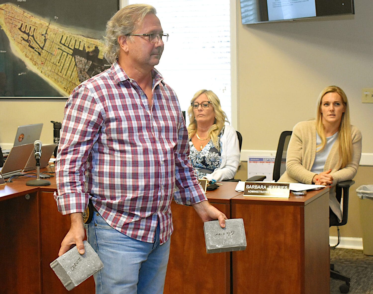 Pavers selected for Pine Avenue sidewalks