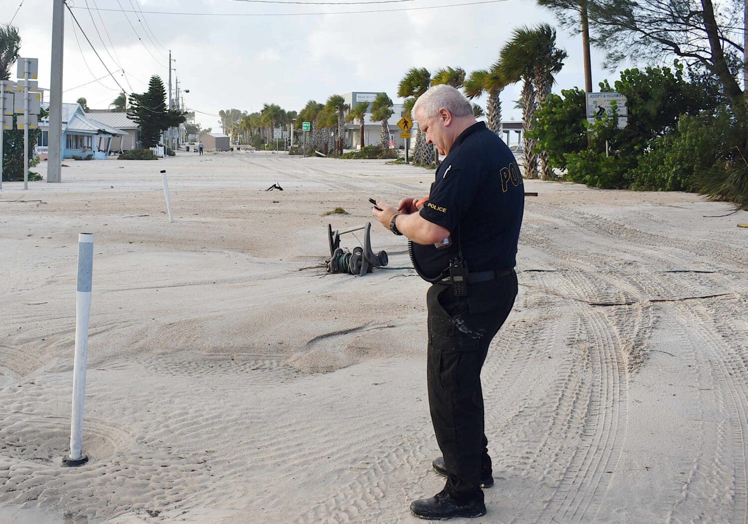 Police chief addresses return access, power restoration, damage assessment