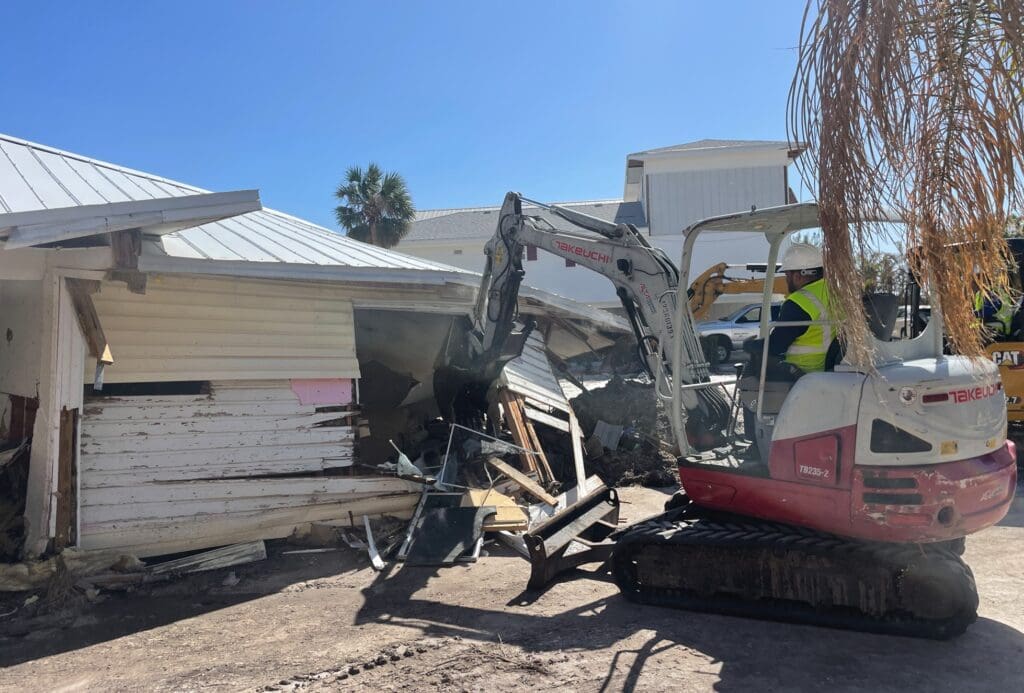 1930 Bradenton Beach bungalow demolished due to damage from Hurricane Helene
