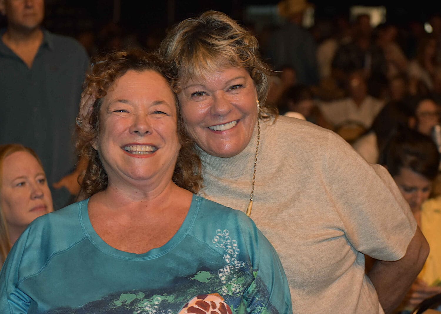 Melanie Massell and Doreen Wymer were all smiles at the show. - Joe Hendricks | Sun