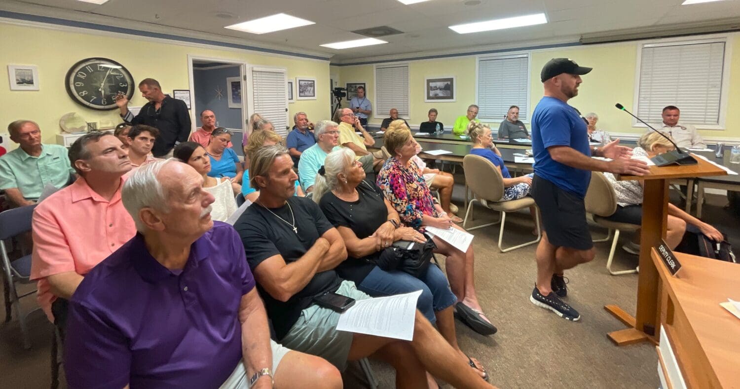 Pines homeowners meet with officials