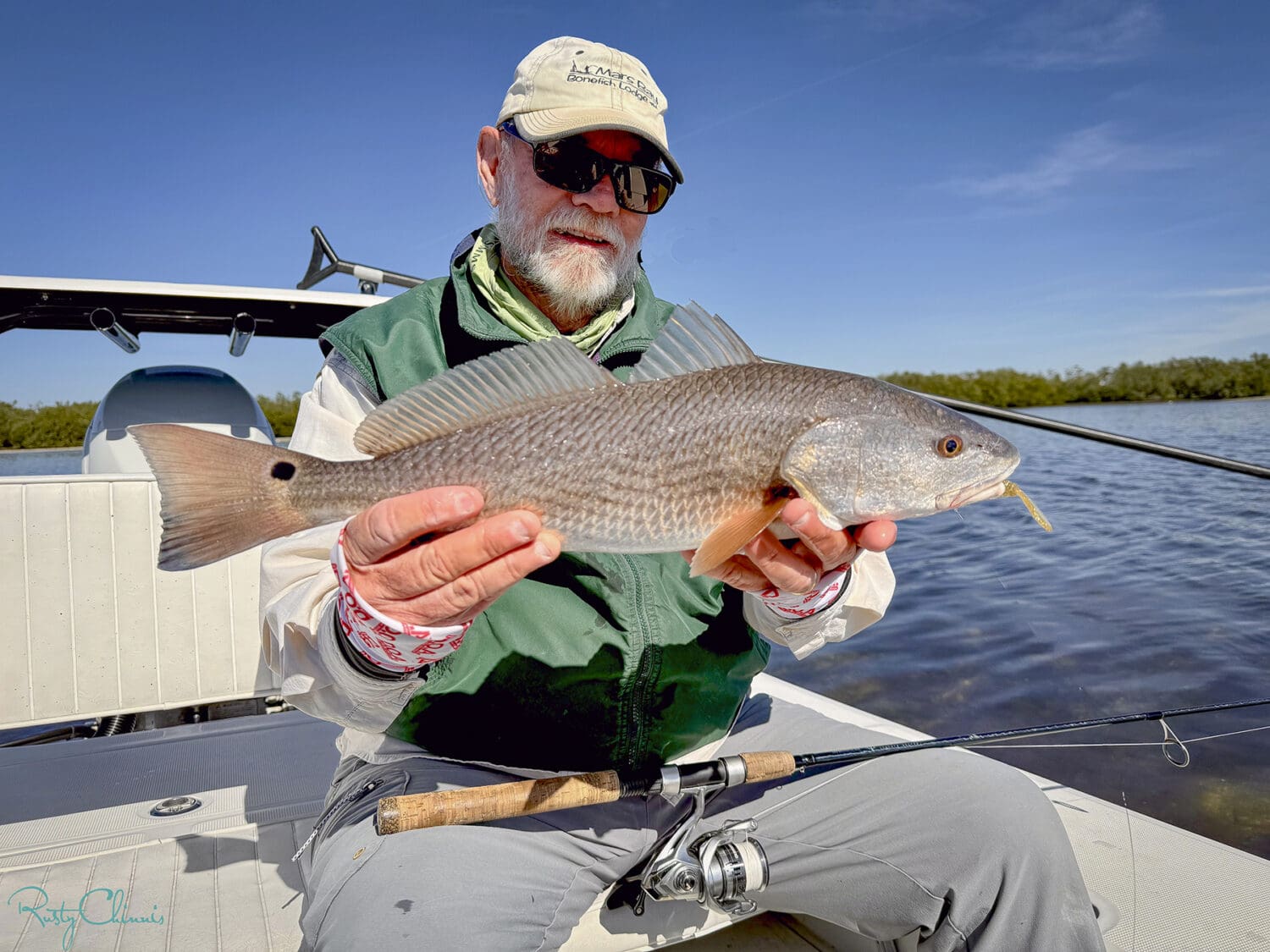Winter sight fishing