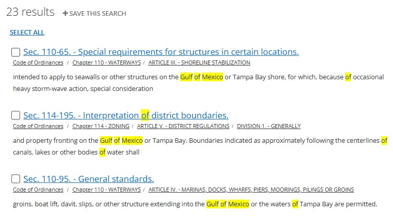 Gulf of Mexico referenced in new waterways ordinance