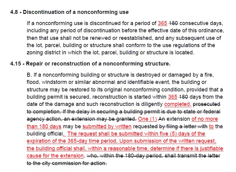 Holmes Beach to extend non-conforming structure permit deadline  