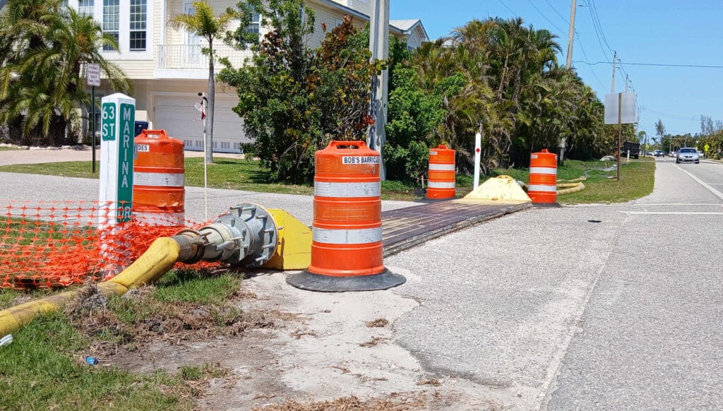 Water main replacement continues in Holmes Beach