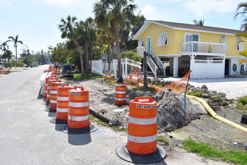 Water main replacement continues in Holmes Beach