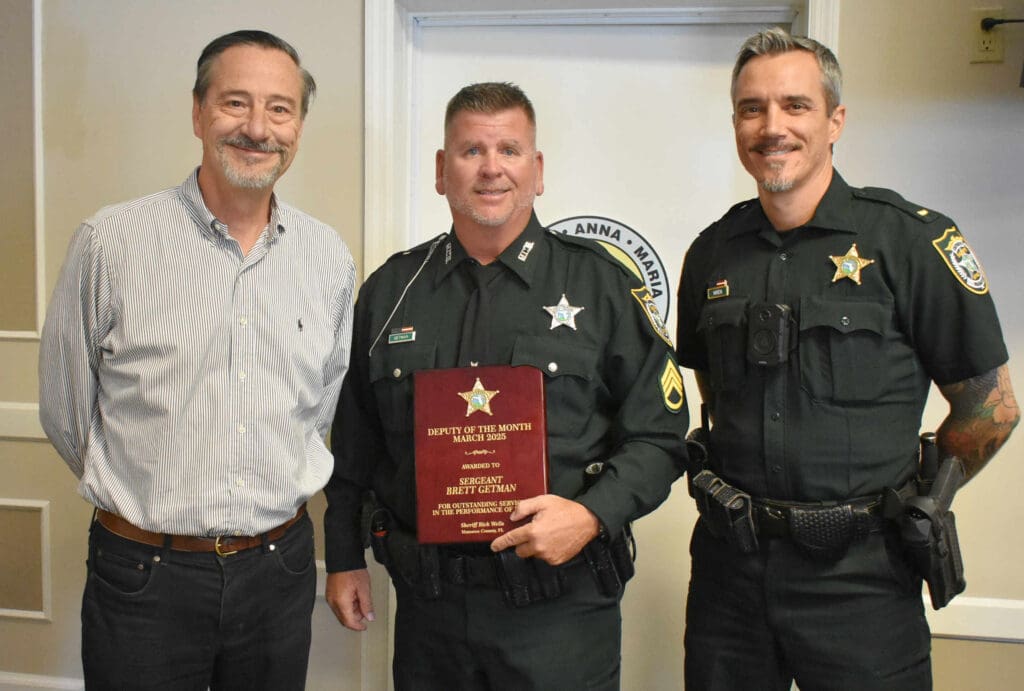 MCSO Anna Maria Unit honored for hurricane response