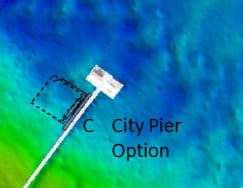 City, county officials discuss pier replacement, ferry landing