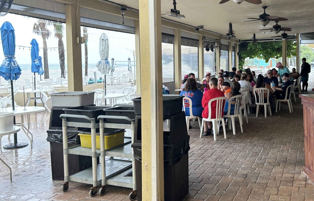 Sunday rain keeps AMI beach crowds light, but fun was still had