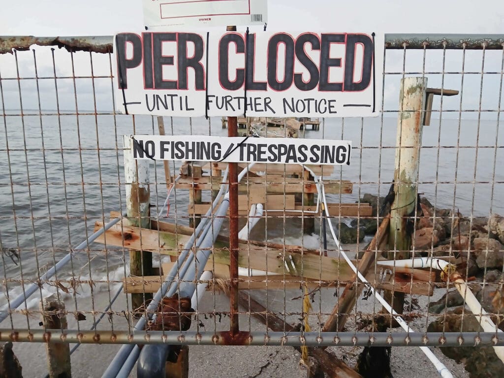 2024 hurricanes revisited; two piers remain closed