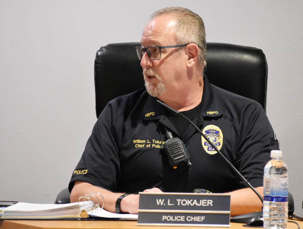 Police chief addresses campaign sign thefts