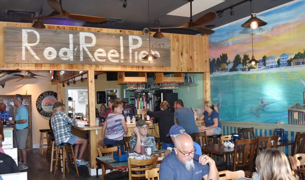 The Rod & Reel restaurant sets sail