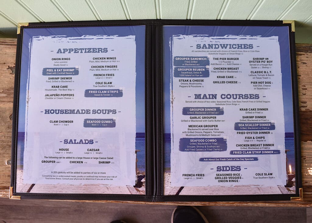 The Rod & Reel restaurant sets sail