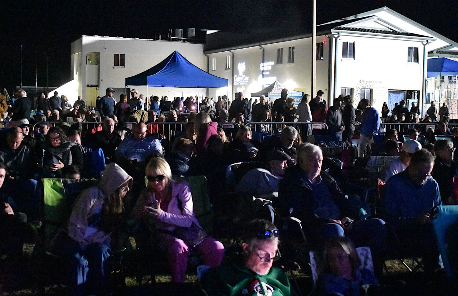 The crowd awaited Blue Öyster Cult's performance. - Joe Hendricks | Sun