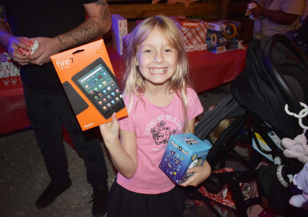 Renegades bring Christmas joy to three families