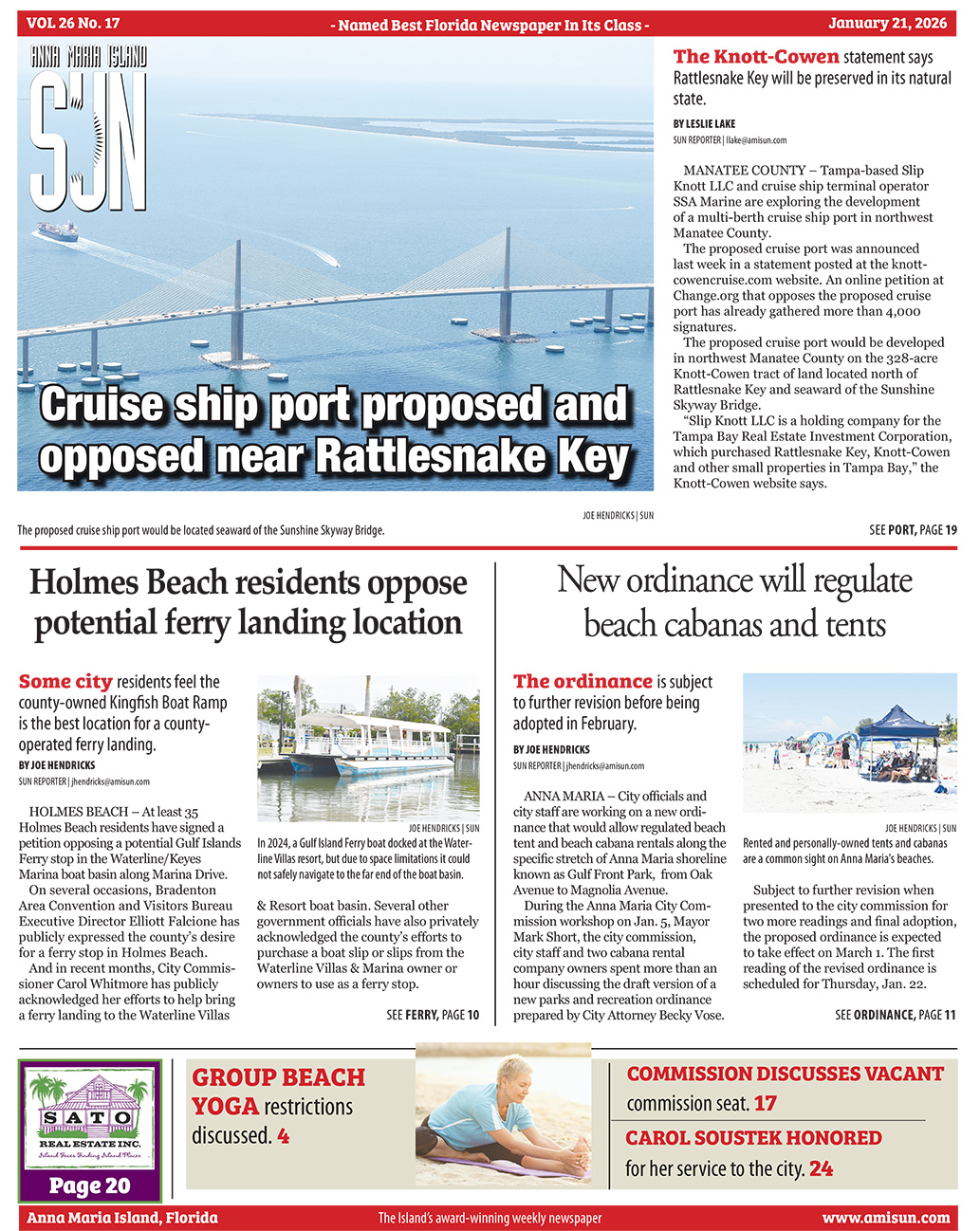Anna Maria Island Sun Online Archives