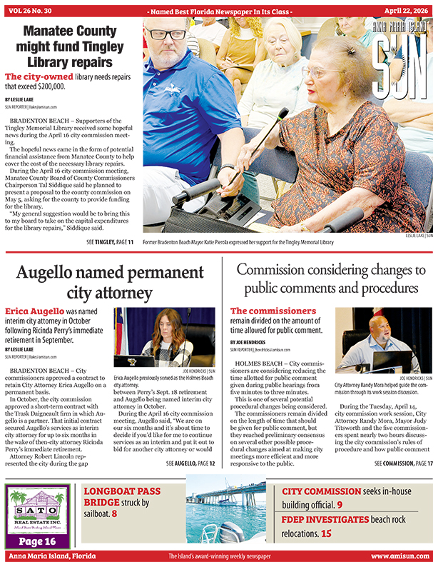 Anna Maria Island Sun Online Archives