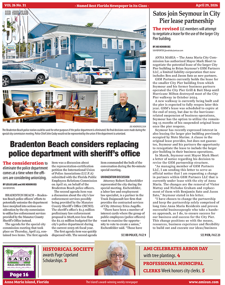 Anna Maria Island Sun Online Archives