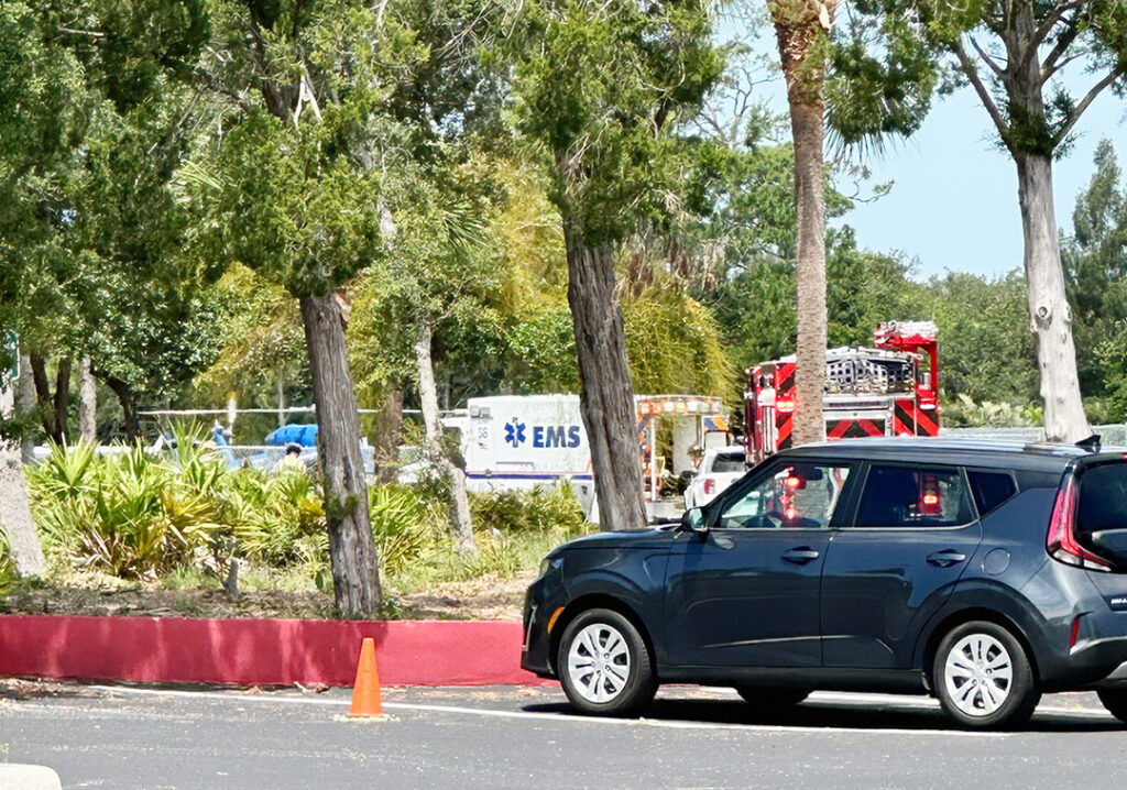This vehicle was involved in the accident. - Ernie J Vanderwalt | Sun