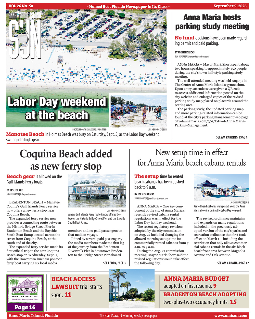 Anna Maria Island Sun Online Archives