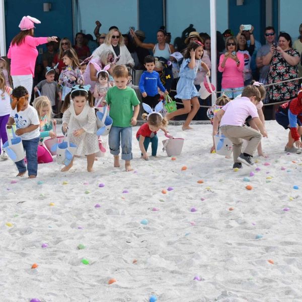 Moose kids enjoy Easter egg hunt