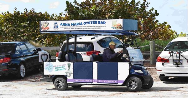 Old Town Tram picking up steam