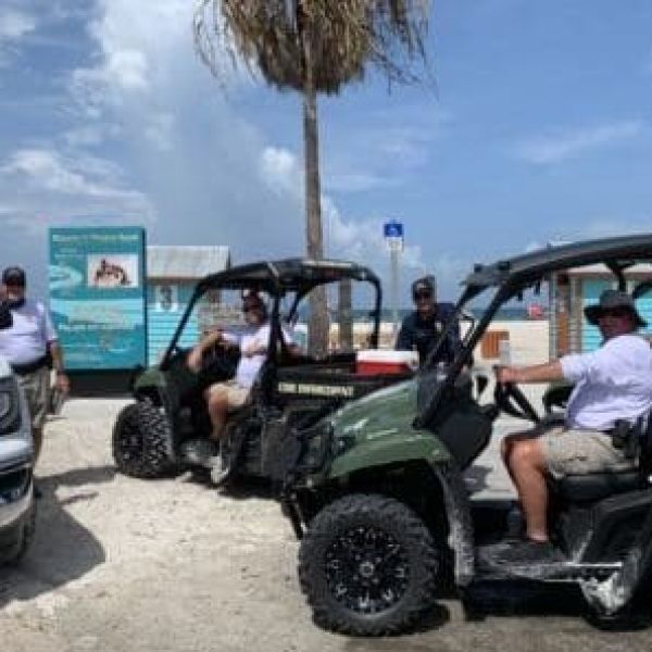 Muted July 4 celebrations at Manatee Beach