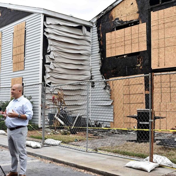 County commissioner assisting families displaced by fire