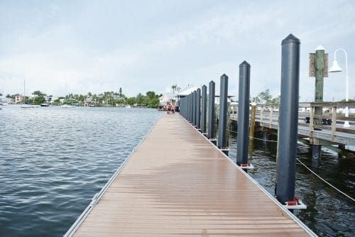 Bradenton Beach's new floating dock now in use