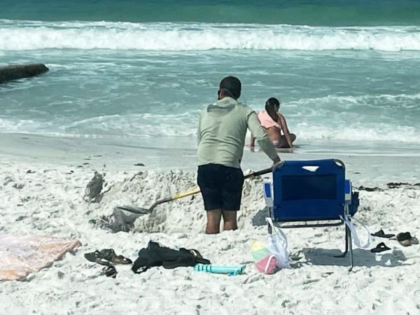 Beach hole concerns deepen
