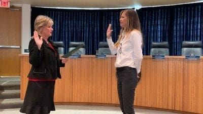Holmes Beach swearing in judy