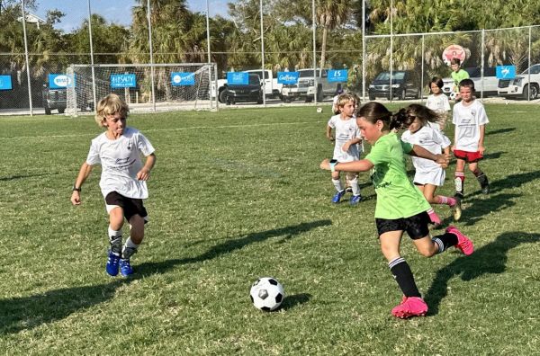 Center soccer kicking toward championships