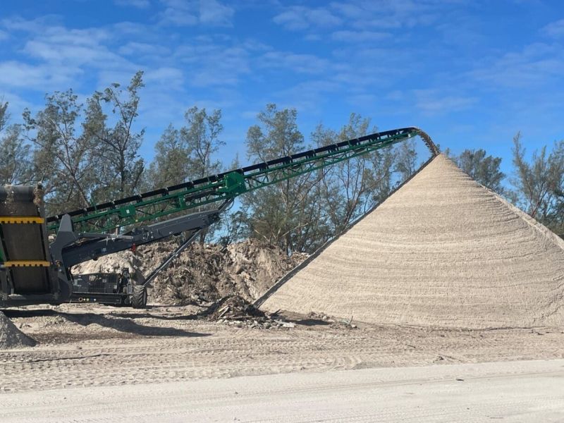 Hurricane sand cleaned, returned to beaches