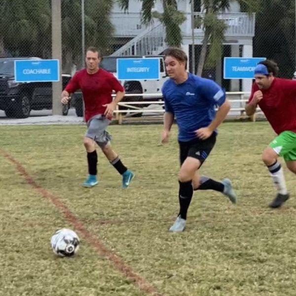 Goalkeepers hard at work on The Center pitch
