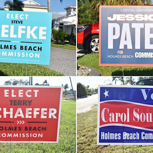 Police chief addresses campaign sign thefts