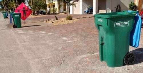 Side yard trash pickup