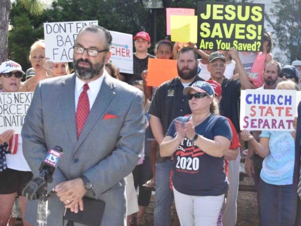 Churches excluded from county&rsquo;s face covering resolution