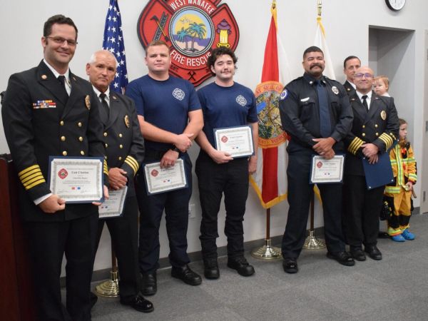 Firefighters recognized for Debby response