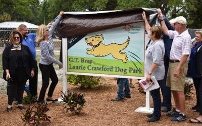 Dog park renamed in Laurie Crawford&rsquo;s honor
