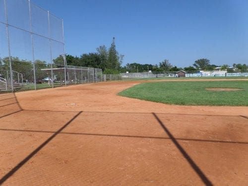 Holmes Beach city field third base