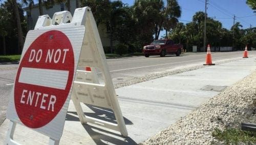Anna Maria multi-use trail barricade
