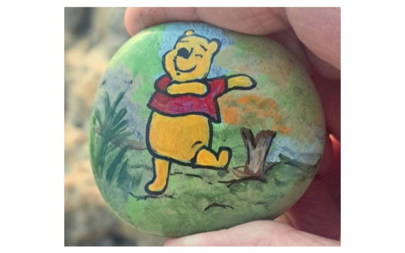 Painted rock honors young Iowa woman