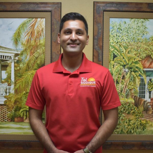 Siddique discusses county commission campaign