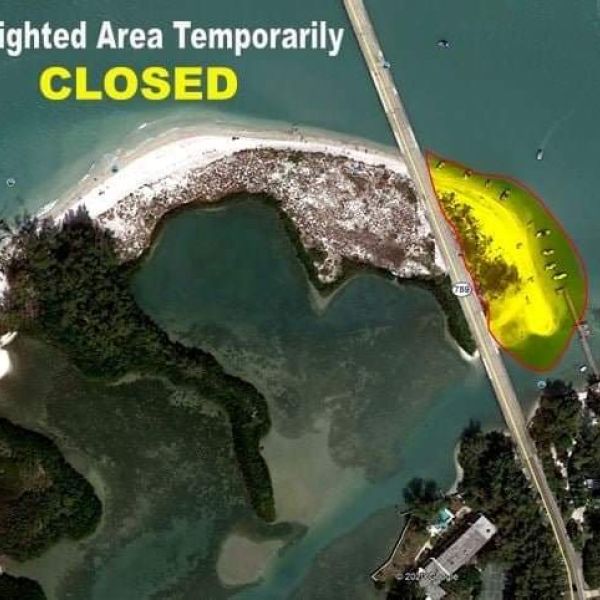 Emergency dredge project closes part of Greer Island to boaters
