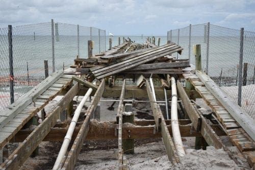 Anna Maria pier demo pile