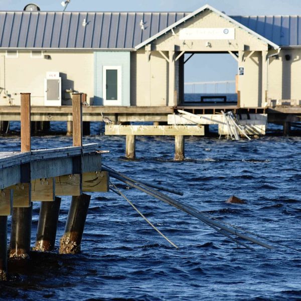 City Pier badly damaged, temporary ferry landing installed